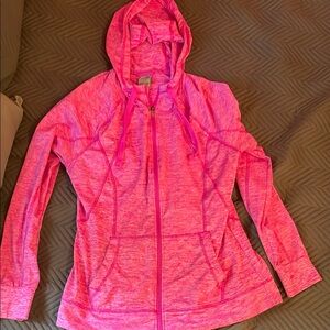 Pink Zip-Up Hoodie